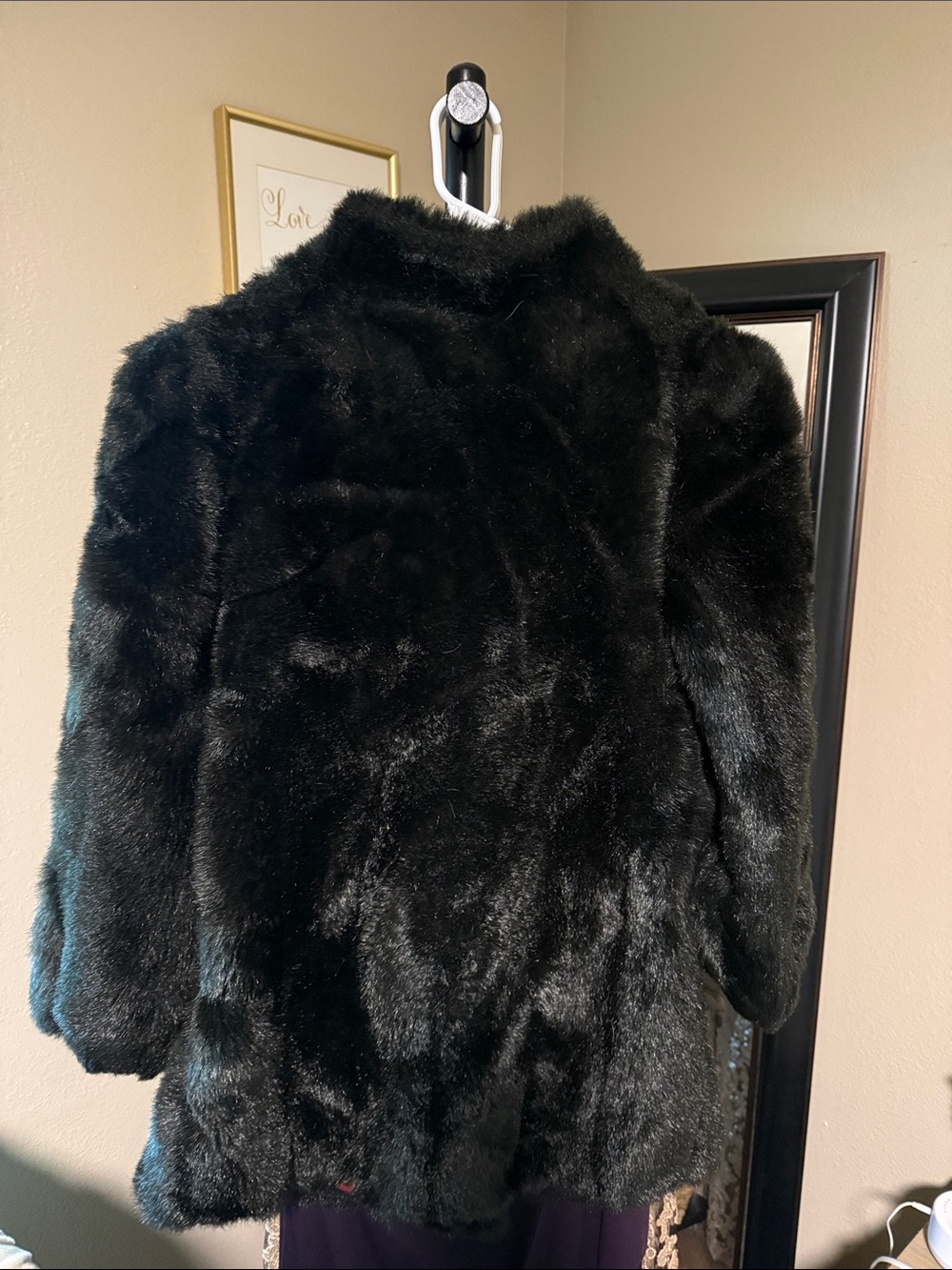 Beautiful Vintage Jordache Black Faux Fur Teddy Coat for Women - Picture 2 of 7